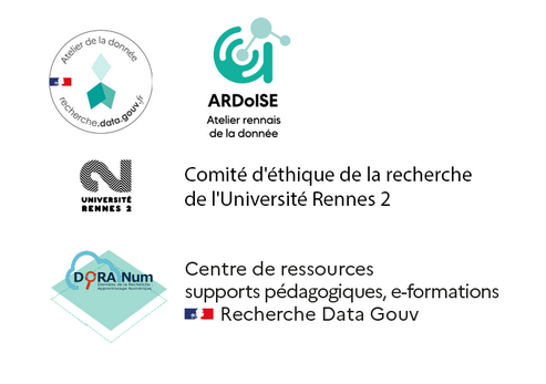 logos ateliers de la donnée et Doranum